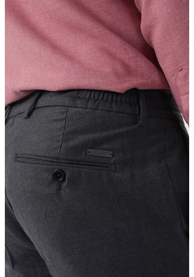 Bisse Erkek Jagger Klasik Marfil Koyu Gri Pantolon Pns25k25204 56 K.Gri