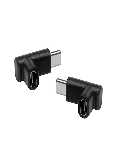 90 Derece Dirsek Aşağı Ve Yukarı Açılı Usb C Type-c Erkek - Dişi
