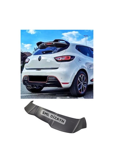 Renault Clio 4 Rs Spoiler Plastik Spoyler Rüzgarlık