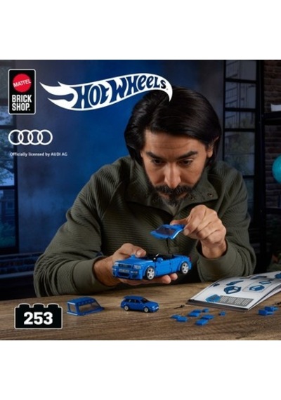 Hot Wheels Speed Serisi Yapı Oyuncağı Seti, 252 Parça Açık Mavi