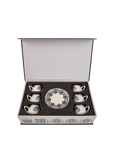 100 Ml 6 Kişilik Kahve Fincanı Takımı Açık Ahşap