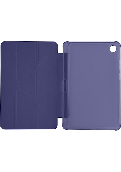 Maks Technology Lenovo Tab One 8.7 Tb-305fu Kılıf Mkst Tri Folding Kalem Bölmeli Standlı Kılıf - Siyah Tablet Kılıfı