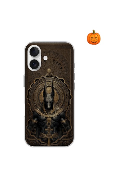 Apple Uyumlu iPhone 16 Şeffaf Kılıf Antik Mısır 1 Tasarımlı