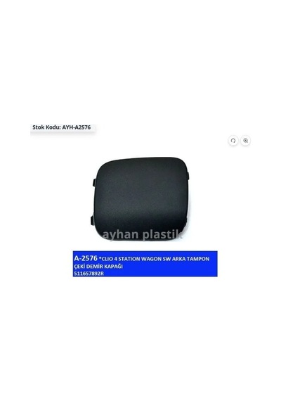 Renault Clio 4-ıv Sw Arka Tampon Çeki Demir Kapağı