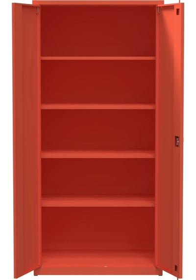 Çelik Dosya Dolabı Metal Dolap Ofis Dolapları Arşiv 80x38x180 Turuncu