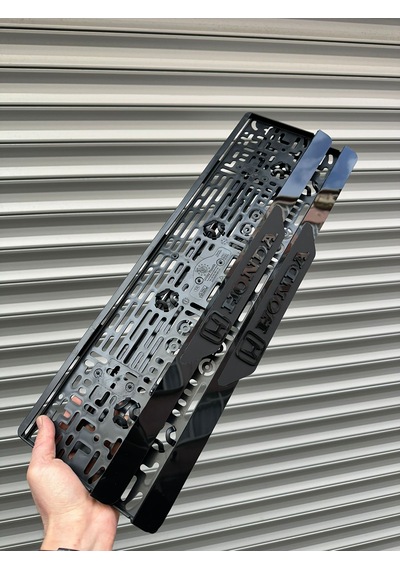 Vipplaka Honda Uyumlu Ortası Mat Plakalık