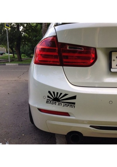 Made In Japan Araba Sticker Yapıştırma