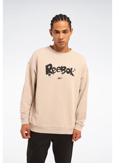 Reebok New Id Ovrs Gfx Crew Gri Erkek Sweatshirt 000000000102055724 Gri