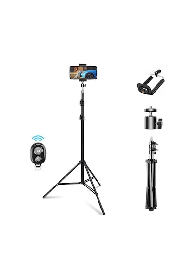 Bluetooth Kumandalı 3 Ayak Telefon Kamera Dslr Tripodu 2m Fc576