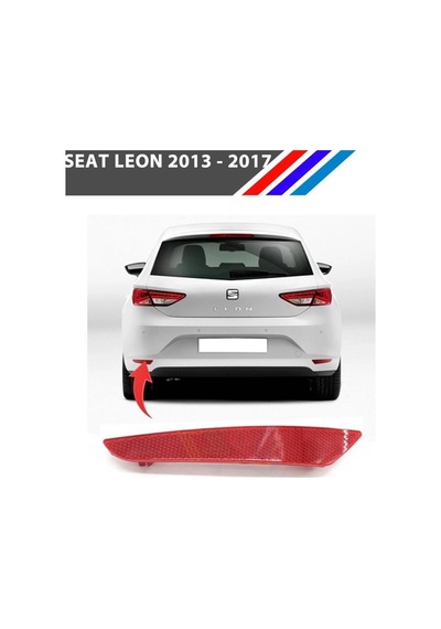 Seat Leon 2013-2016 Reflektör Tampon Arka Sol Oem No: 5f0945105f