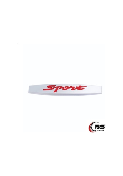 Space Metal Arma Sport Yazılı Yapışkanlı Arma