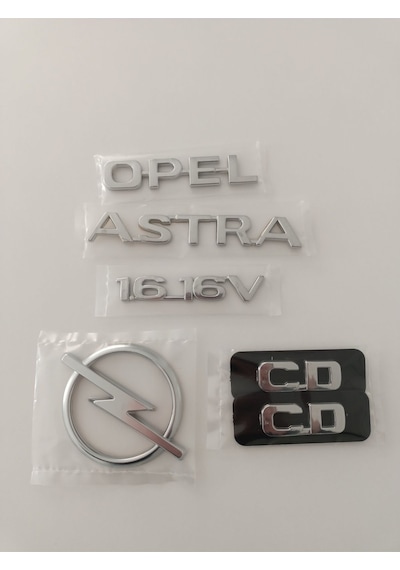 Opel Astra 1.616v Bagaj Yazısı Astra Arka Bagaj Arması Cd Kapı Çıtası Yazısı Seti Astra G Arka Arma