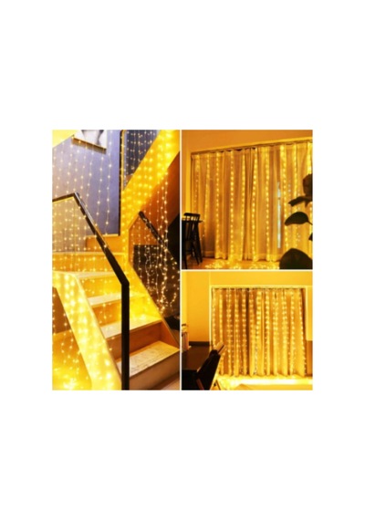 Ers Perde Led 2 Metre Kumandalı 8 Ayrı Moda Sahip 2 Mt X 2 Mt Perde Led Peri Led Usb