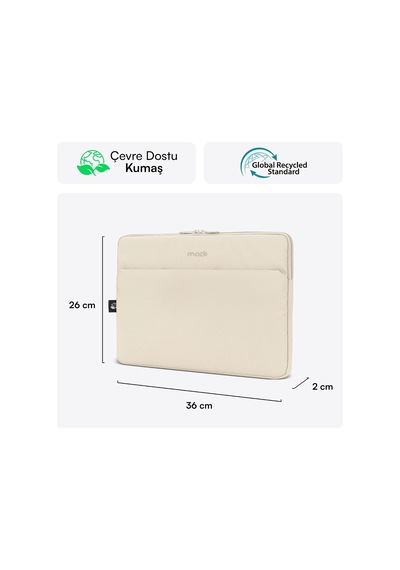 Mce-1505 14.1" Nova Eco Çevre Dostu 13-14 İnç Yeni Apple Macbook Uyumlu Pro İçin Kılıf, Aksesuar Bölmeli Laptop Kılıfı, Ykk Fermuarlı Notebook & Tablet Kılıfı, Latte Diğer Mce-1505 14.1" Nova Eco Çevre Dostu 13-14 İnç Yeni Apple Macbook Uyumlu Pro İçin Kılıf, Aksesuar Bölmeli Laptop Kılıfı, Ykk Fermuarlı Notebook & Tablet Kılıfı, Latte Diğer