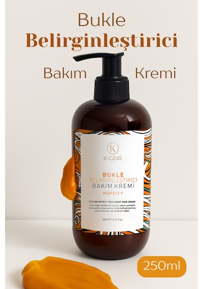 K K-care Cosmetics Kıvırcık Saçlar için Bukle Belirginleştirici Kremi 250 ML