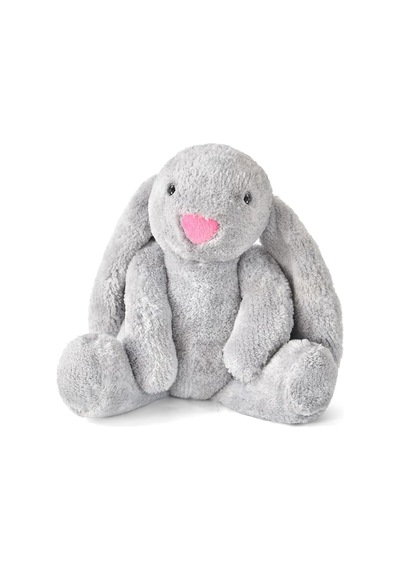 Özgüner Oyuncak Peluş Tavşan 60 Cm Büyük Boy - Yumuşak Sarılmalık Tavşan Oyuncak Gri