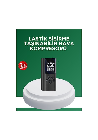 Ilkeshop Dijital Lastik Pompası Çok Amaçlı Tnabilir Kompresör