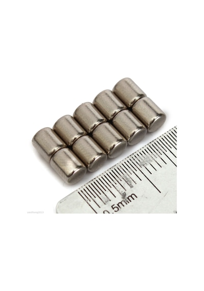 Mıknatıs, Çap 5Mm X Kalınlık 5Mm Neodyum Mıknatıs, Adet Seçmeli 20 Adet