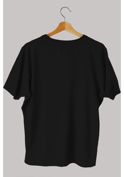 Noıssey Wed Örümcek Adam Baskılı Oversize T-shirt Tişört %100 Cotton Siyah