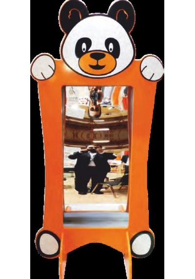 Sihirli Aynalar Panda Çok Renkli