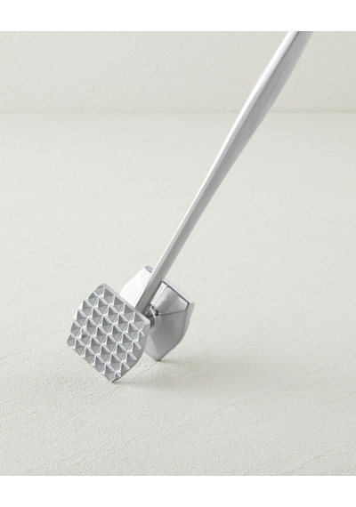 English Home Steel Master Paslanmaz Çelik Et Dövme Gereci Mutfak Gereci 22 Cm Gri Gri