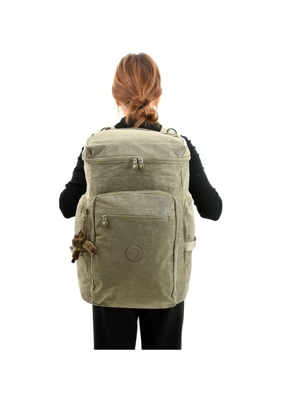 Unisex Dağcı Çantası Kamp Çantası Seyahat Çantası Hafif Klinkır Kumaş Outdoor Çanta 50 30 Cm Bej