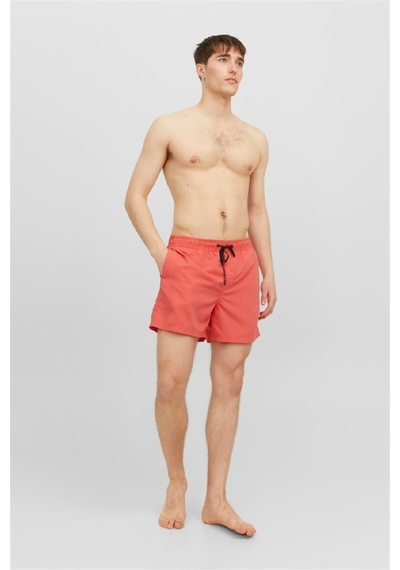 Jack & Jones Erkek Hot Coral Deniz Şortu 12225961 Çok Renkli