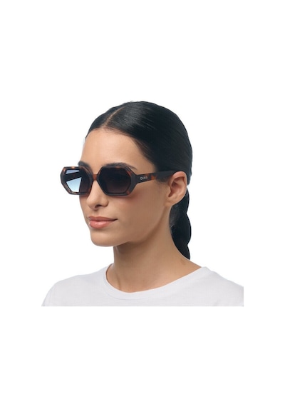 Okkia Andrea Altıgen Unisex Güneş Gözlüğühavana / Lens : Yeşil Kahverengi