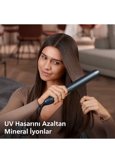 Philips Saç Düzleştirici BHS732/00, Bukle Özelliği, Argan Yağı Katkılı, UV Koruması