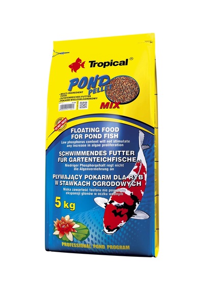 Tropical Pond Pellet Mix Size Small 500 Gr Açık