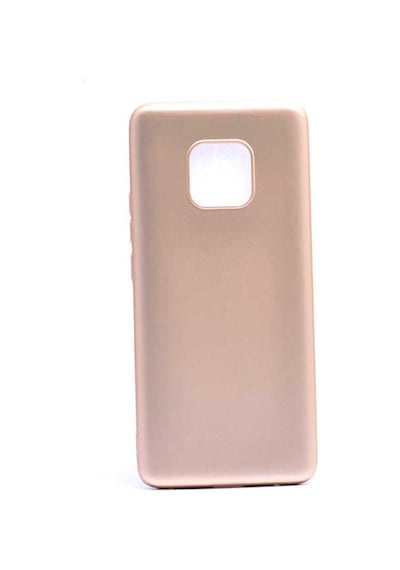 Huawei Mate 20 Pro Kılıf Zore Premier Silikon Kapak Gold