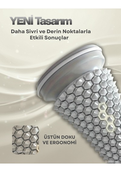 Ayak Masaj Silindiri - Derin Doku Masajı İçin Yüksek Performanslı Silindir Gri