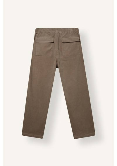 Defacto Baggy Fit Geniş Kalıp Normal Bel Geniş Paça Kadife Pantolon H3894ax26wngr53 Gri-gr53