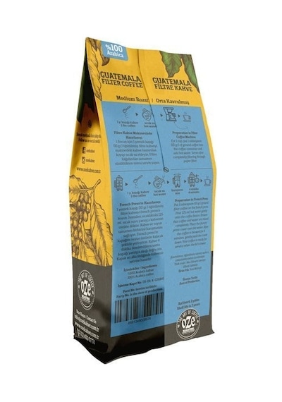 Oze Guatemala Filtre Kahve 2'li 250G Çekirdek