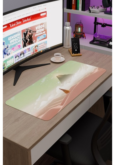 Journey Kaymaz Dikişli Kauçuk Oyuncu Mousepad V1 - 70x30 Xl Gaming Mouse Pad Fare Altlığı