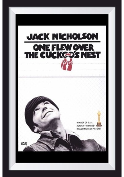 Guguk Kuşu sinema film çerçeve görünümlü retro ahşap poster