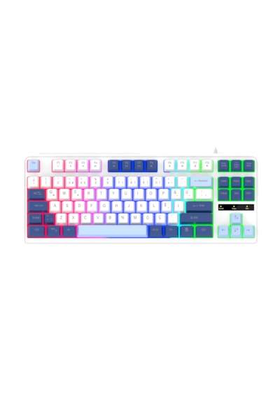 James Donkey Jdk87 Rainbow Mekanik Hisli Membran Türkçe Q Gaming 87 Tuş Klavye Siyah