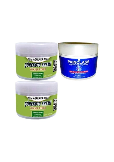 Çörek Otu Krem 2x150 Ml+painclass 100 Ml Kuyruk Yağı Kremi