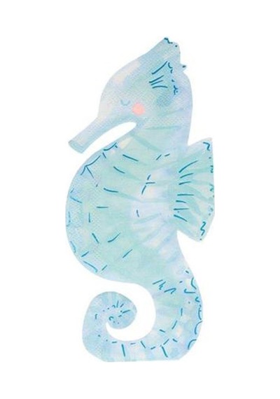 Meri Meri - Seahorse Napkin - Denizatı Peçete
