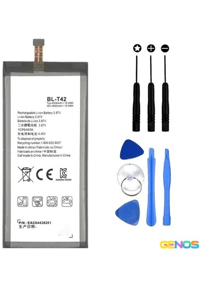 Bl-t42 4000 Mah For Lg V50 Thinq 5g / V50s Thinq 5g / G8x Thinq Uyumlu Batarya Sk521462