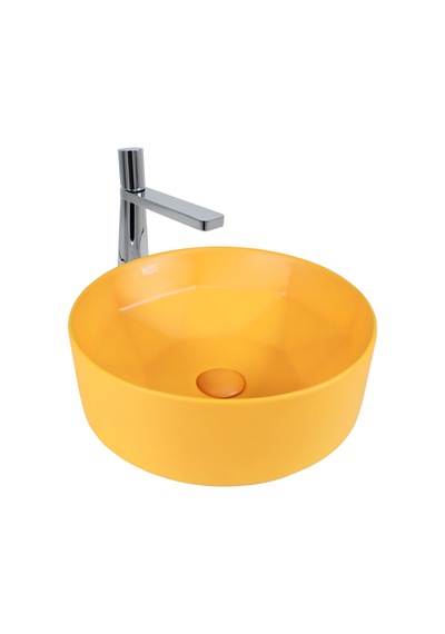 Paluci Diamond Plus Matt Light Orange Çanak Lavabo Sırlı