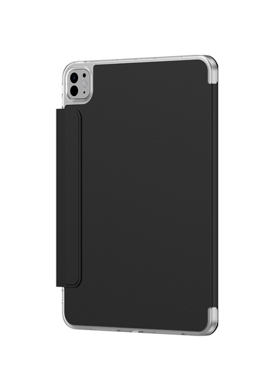 Apple Uyumlu iPad  Pro 11 2024 Amazingthing Minimal Mag Katlanabilir Standlı Kalem Bölmeli Kılıf Siyah Kapaklı Kılıf