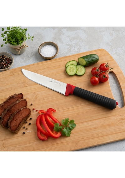 Aryıldız Lova Ekmek Bıçak Kırmızı 14,5 Cm Renkli
