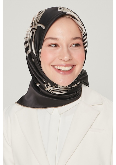Armine Özel Nostalji Serisi Twill İpek Eşarp Modelleri 8548D-09