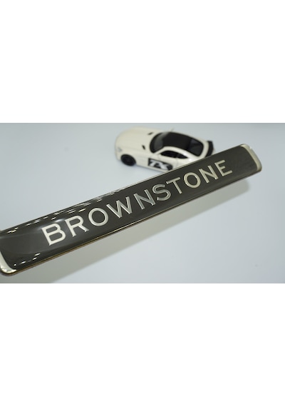 Dk Tuning Brownstone Siyah Bagaj Logo Land Rover İle Uyumlu