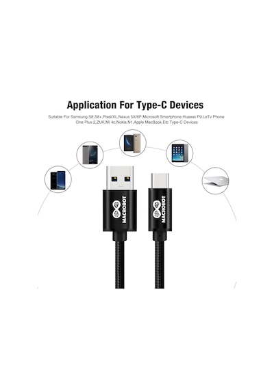 3a Usb-a & Usb-c Hızlı Şarj Ve Hızlı Veri Transferi Kablosu 5000mbs 5gbps Usb 3.0 Standart