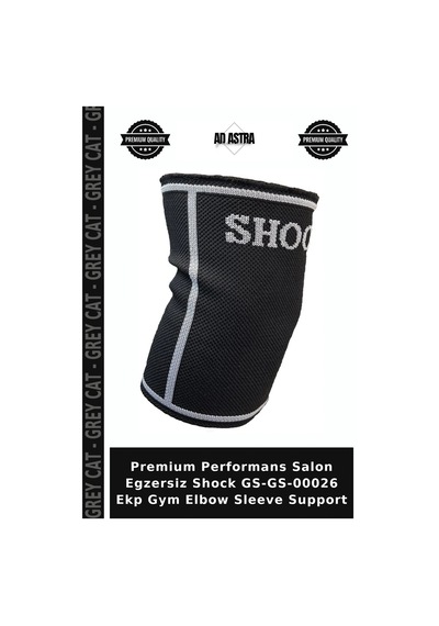Premium Performans Salon Egzersiz Shock Gs-gs-00026 Ekp Gym Elbow Sleeve Support