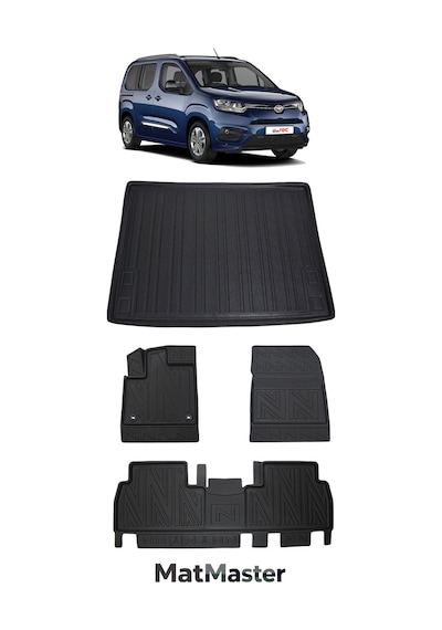 Toyota Proace City 2026 Model 5d Premium Ekstra Havuzlu Paspas Ve Bagaj Havuzu Set