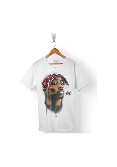 2pac Tupac Shakur Makavelı Cartoon Atwork Hip Hop Erkek Tişört 001