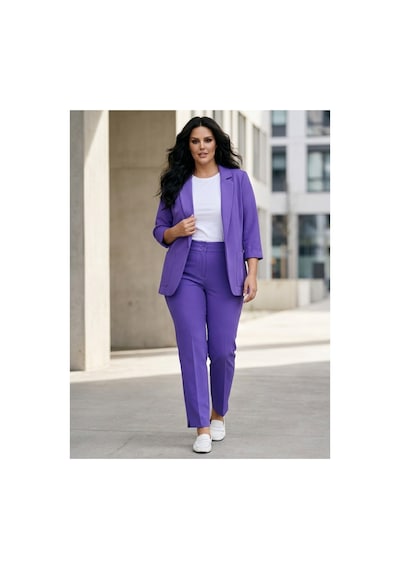 Hanezza Yeni Sarap Rengi Kadın Blazer Ceket Büyük Beden Takım Elbise Uyumlu Lila - 5553107 Lila Hanezza Yeni Sarap Rengi Kadın Blazer Ceket Büyük Beden Takım Elbise Uyumlu Lila - 5553107 Lila